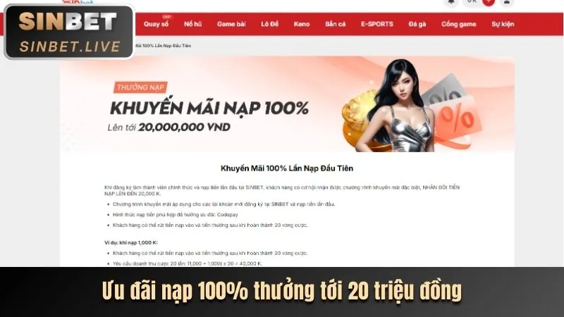 Khuyến mãi chào mừng hihi8823 win
